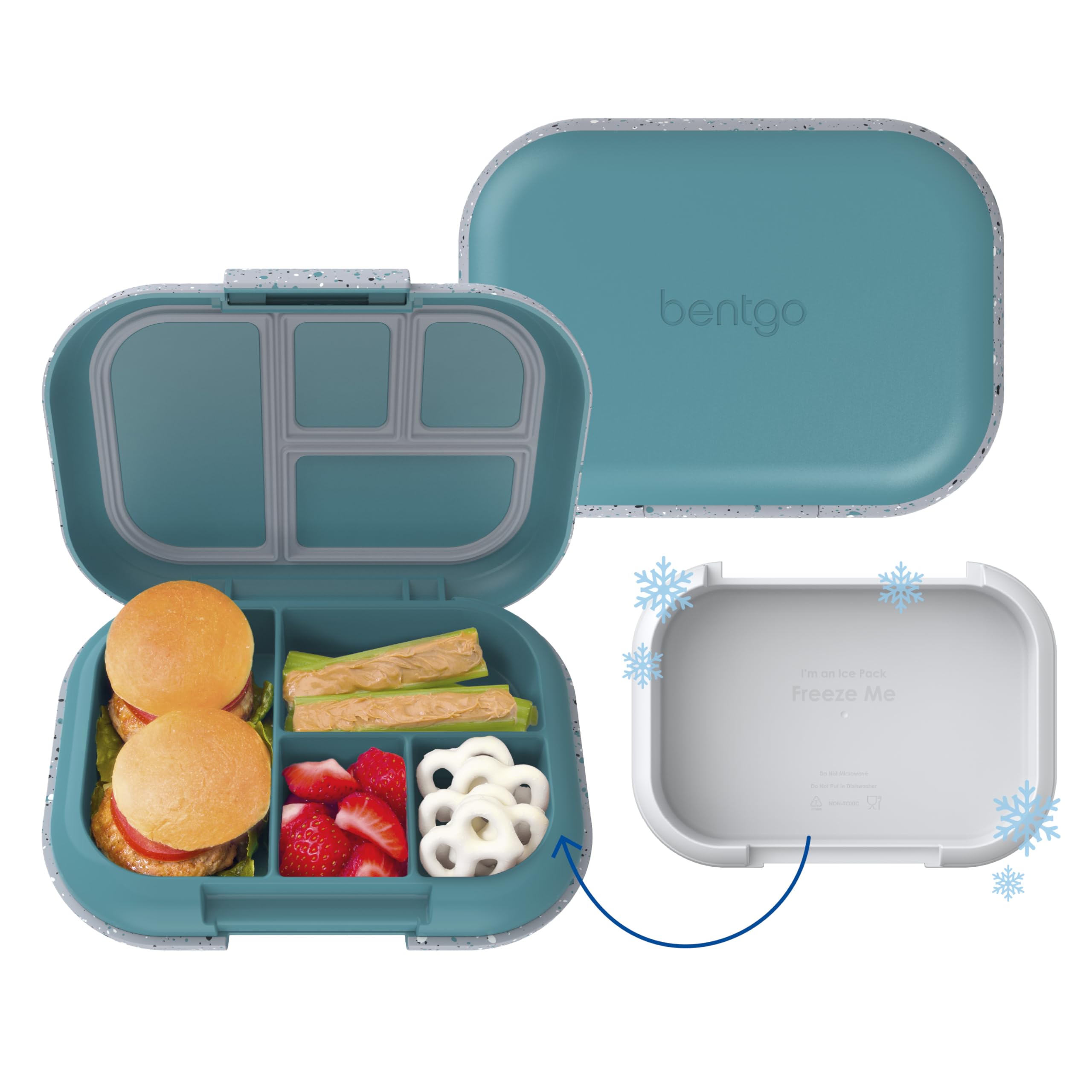 bentgo ベントゴー Amazon.com: Bentgo Chill Kids Leak-Proof Lunch Box - 4-Compartment